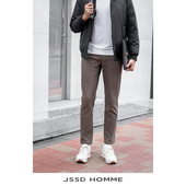 HOMME 男休闲裤 秋冬新款 JSSD 男士 商务绅士气凝胶牛仔裤 男直筒裤
