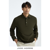 HOMME POLO衫 渼国SUPIMA棉春秋季 JSSD 翻领男士 商务休闲长袖 男款