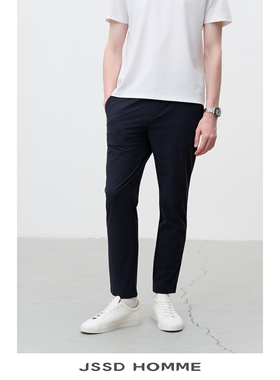 JSSD HOMME 春季新款通勤直筒裤易打理四面微弹力休闲裤长裤男款
