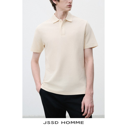 JSSDHOMME新疆长绒棉POLO衫男