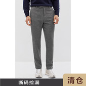HOMME 日企羊毛面料绅士商务佰搭冬季 直筒男士 JSSD 休闲裤 JCP075