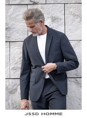 JSSD HOMME 春秋季男士休闲便西醋酸西装男通勤商务休闲男西装
