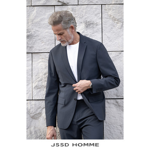 JSSDHOMME二醋酸通勤休闲西装