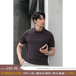 夏季 短袖 JSSD 男款 T恤衫 2024休闲POLO衫 新款 HOMME 男翻领短袖