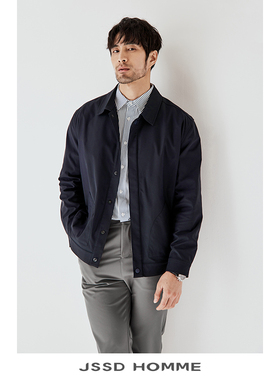 JSSD HOMME 日企面料翻领夹克男春秋季休闲行政外套男士商务夹克
