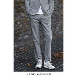 新款 春秋季 通勤抗皱免烫微弹力休闲裤 男款 男 JSSD 直筒长裤 HOMME