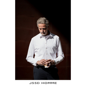 HOMME 微弹衬衫 春秋季 通勤商务休闲长袖 JSSD 男衬衣男士 男款 衬衫