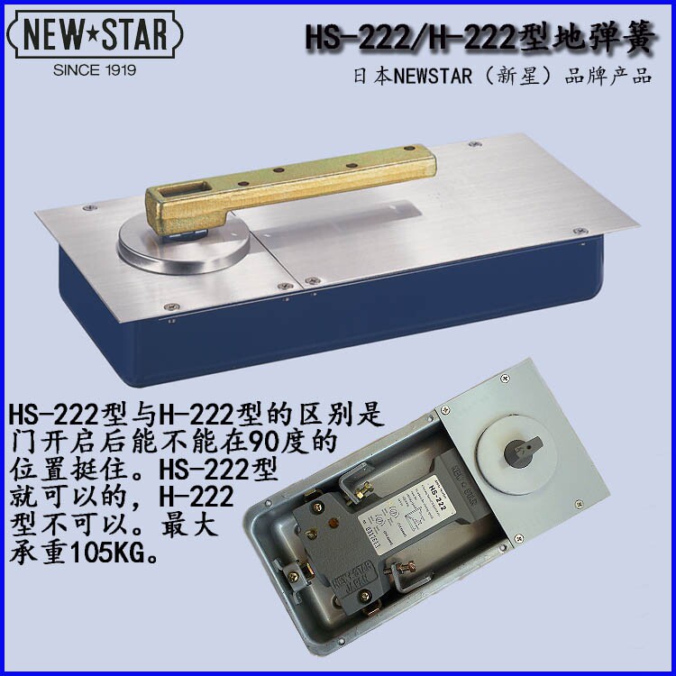 日本NEWSTARH-222型地弹铰链