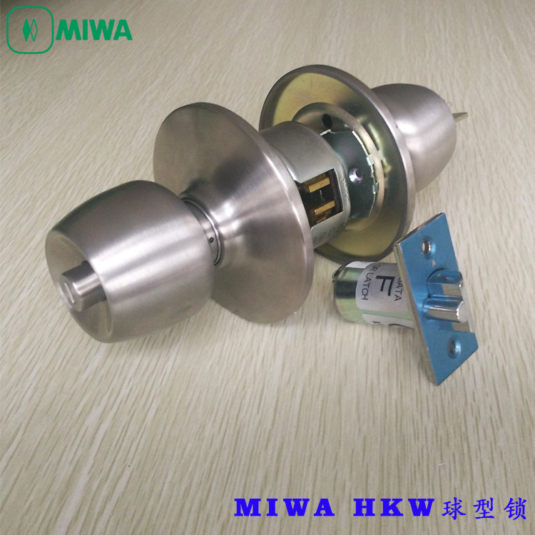 日本MIWA HK不锈钢通用单锁舌美和锁UL认证防火球形锁
