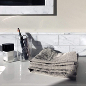 禾迈加厚纯亚麻亲肤护肤天然手巾 面巾美容巾洗脸巾定制白色