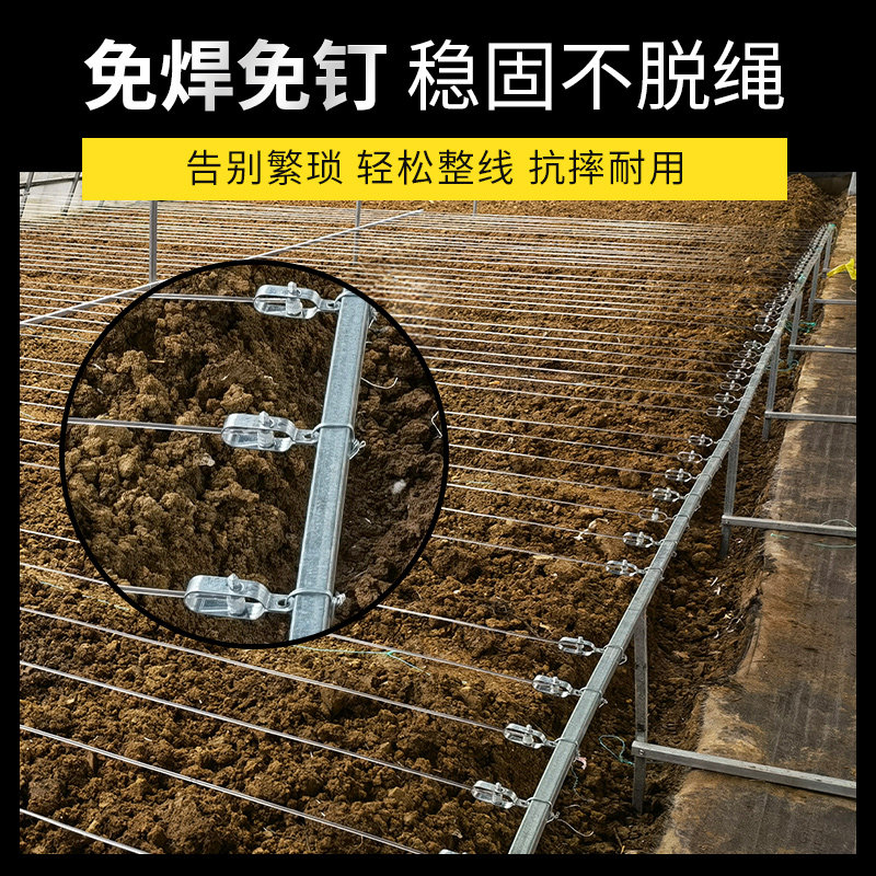 不锈钢钢丝绳拉紧器收紧器铁丝塑钢线紧线器卡扣拉线收紧扣紧绳器