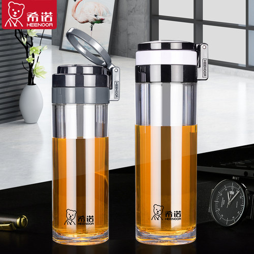 希诺男士运动耐高温大容量塑料杯