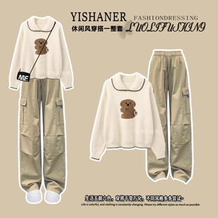 女童毛衣新款秋冬儿童女孩毛线衣初中生女大童冬季针织衫