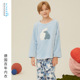 SCHIESSER舒雅童装 男童北极熊印花法兰绒睡衣家居服套装 21717H