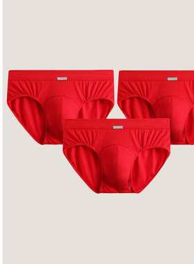 3条装SCHIESSER舒雅男士50S舒美棉质透气亲肤大码三角内裤22876S