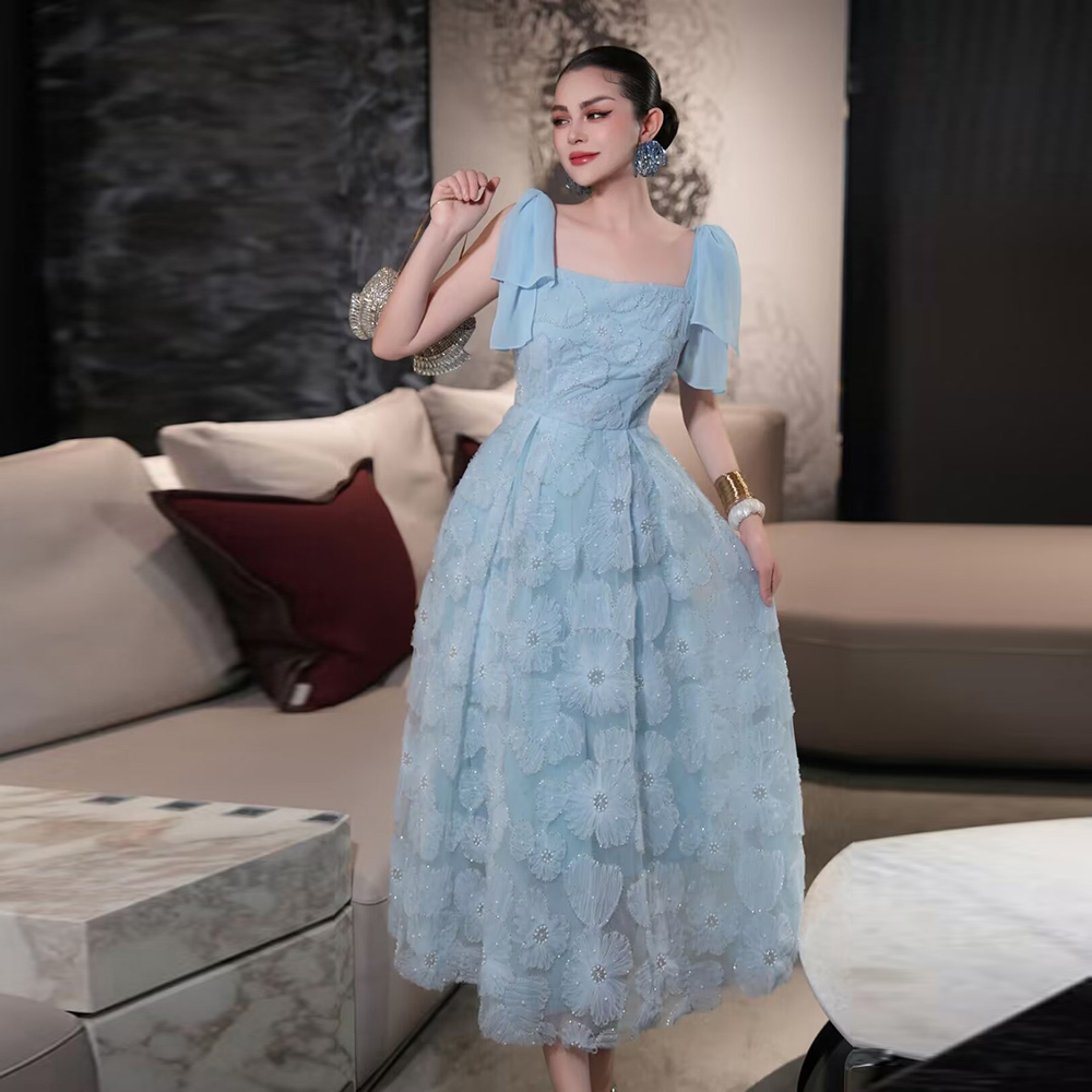 欧洲站2025年夏季新款连衣裙