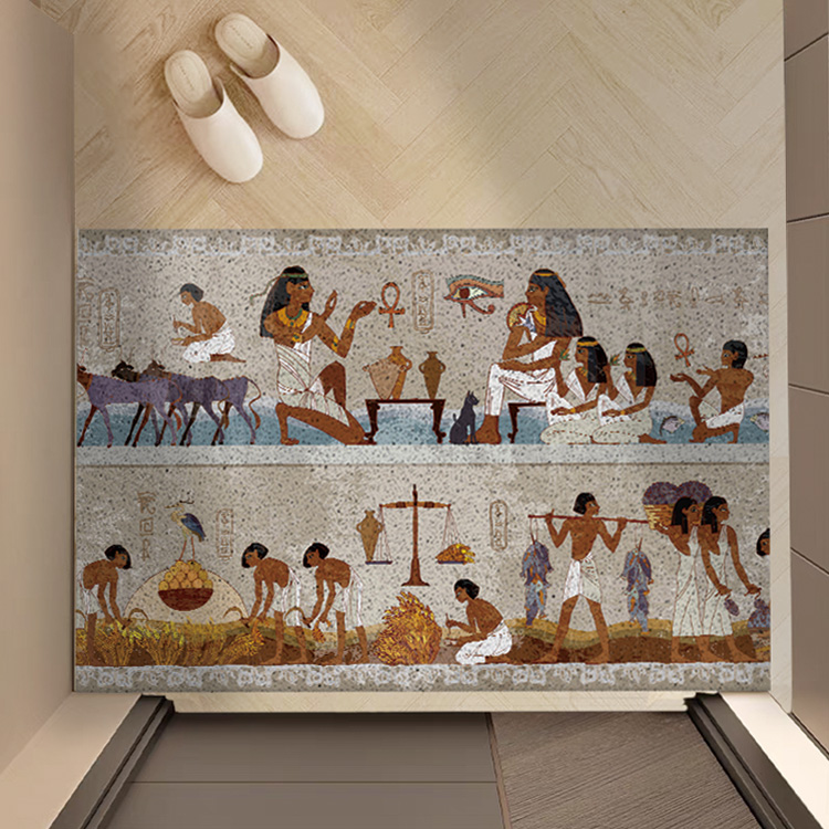 埃及家用入户门垫丝圈地垫可裁剪防滑耐磨门口防滑浴室脚垫可定制