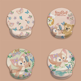 玲娜贝尔卡通鼠标垫护腕手垫手托记忆棉硅胶护手腕托垫办公笔记本