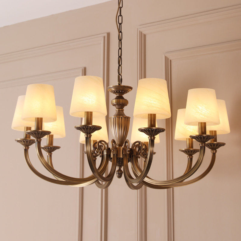 全铜美式客厅灯吊灯 复古别墅复式卧室吊灯餐厅书房灯具高端定制,家装灯饰光源,客厅吊灯,淘宝优惠券,粉丝福利购,淘宝优惠卷