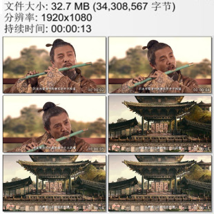 霓裳羽衣 杨贵妃跳舞视频 唐玄宗伴奏 高清实拍视频素材