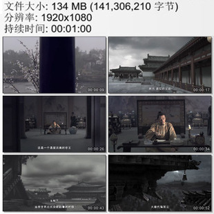 李世民建立一世功业渴望做帝王与父亲间的隔阂 实拍动态视频素材