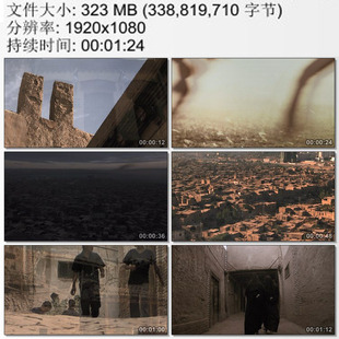 新疆喀什人文风光一组 东西方咽喉要道英俄争夺世界 实拍视频素材