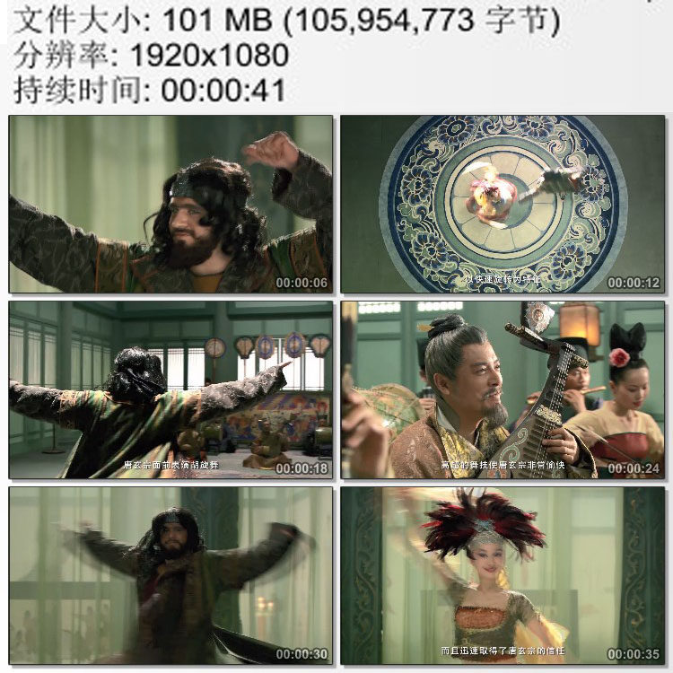 西域舞蹈视频 胡旋舞 快速旋转 实拍动态视频素材