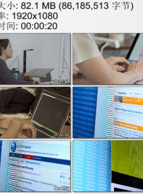 美联社人工智能电子编辑 互联网信息科技 网络时代 实拍视频素材