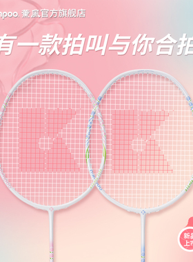 薰风RS01学生入门羽毛球拍超轻耐打双拍套装熏风k520pro碳素球拍