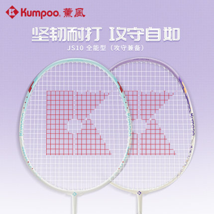 薰风羽毛球拍复合碳素纤维超轻耐打入门球拍学生训练拍熏风JS-10