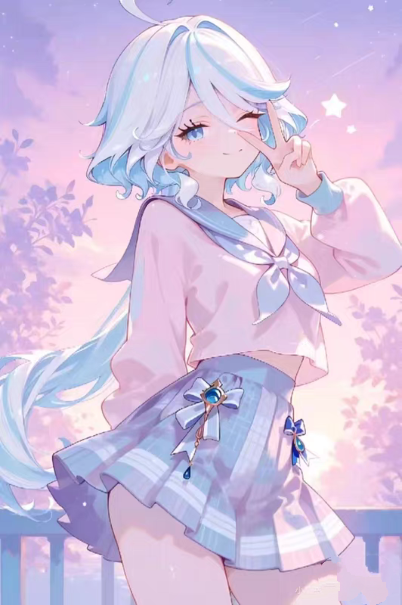 原神cos服芙宁娜水神枫丹白cosplay服游戏二次元c服元神定制