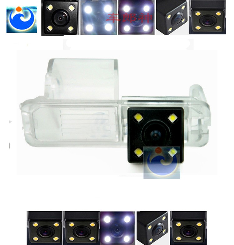 大众新宝来新迈腾高尔夫6 POLO倒车摄像头CCD高清夜视LED倒车影像