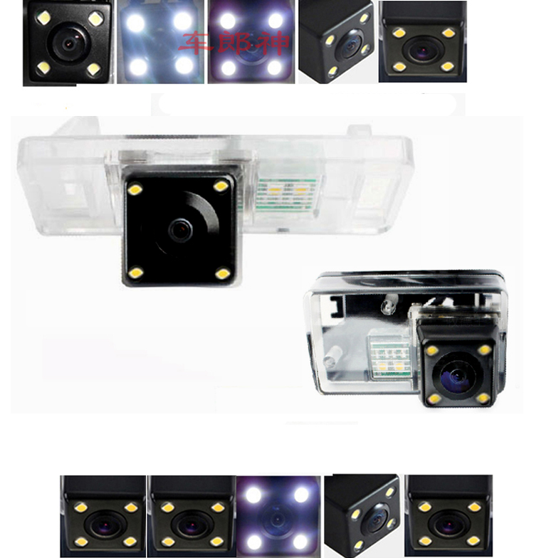 CCD高清夜视LED 标致307 308 408 508 3008 4008倒车影像摄像头