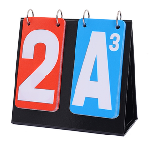 计分牌可翻台球羽毛球篮球记分牌足球比赛兵兵球积分牌偏携计分器