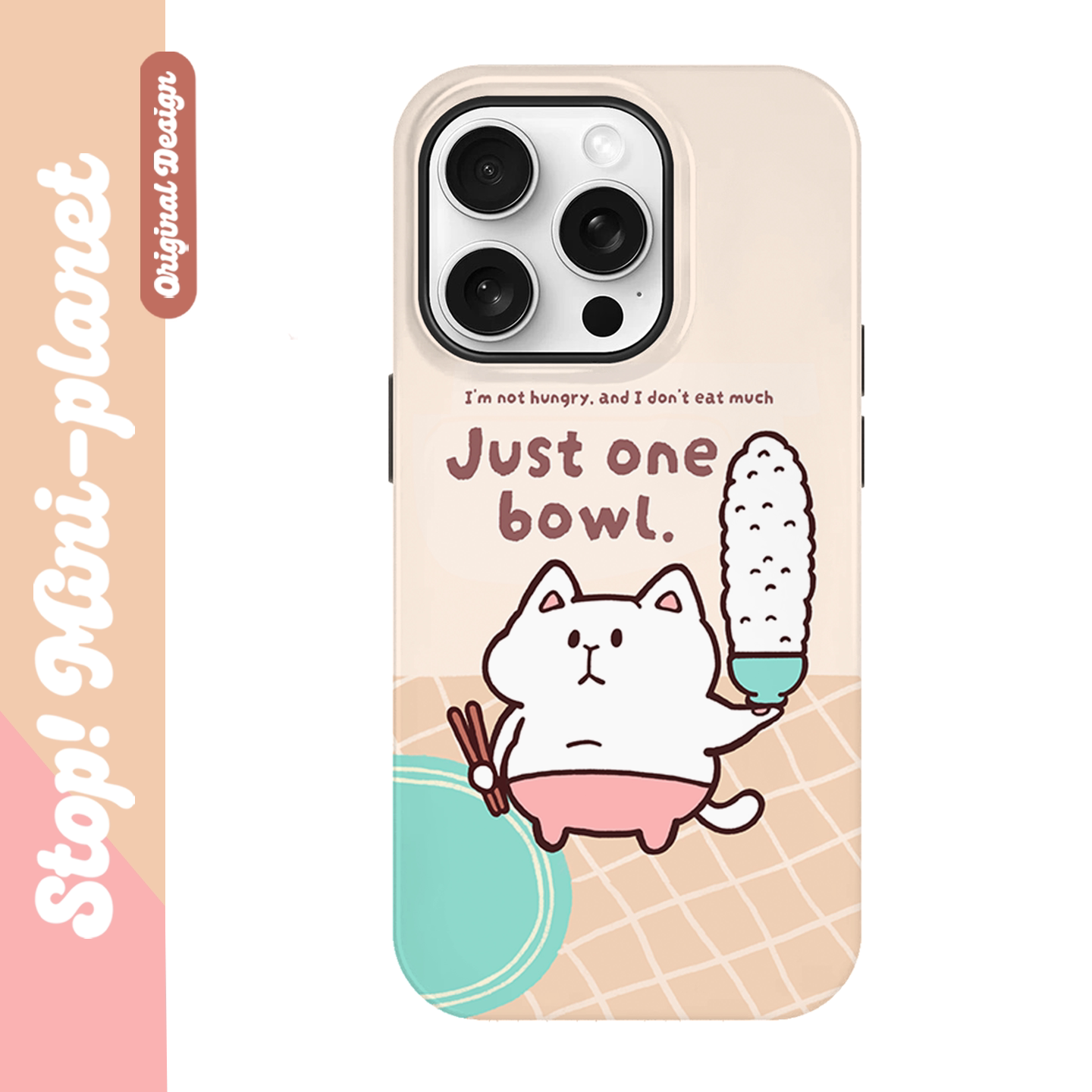 别动小行星就一碗猫原创iPhone18手机壳17promax14亚克力防摔个性潮可爱适用苹果15xs华为mate60pro小米vivo