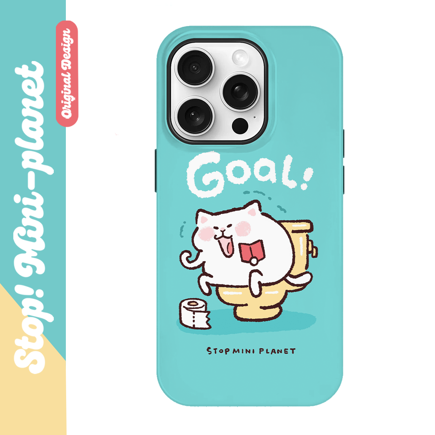 别动小行星马桶猫原创iPhone17手机壳16promax14亚克力防摔个性潮可爱适用苹果15xs华为mate60pro小米vivo