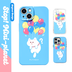 别动小行星｜气球猫原创iPhone14手机壳13promax12亚克力防摔个性潮可爱适用苹果15xs华为mate60pro小米viv