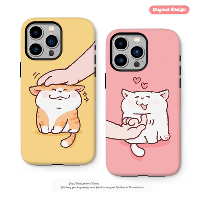 别动小行星面撸猫猫原创iPhone16手机壳13promax14亚克力防摔个性潮可爱适用苹果15xs华为mate60pro小米vivo