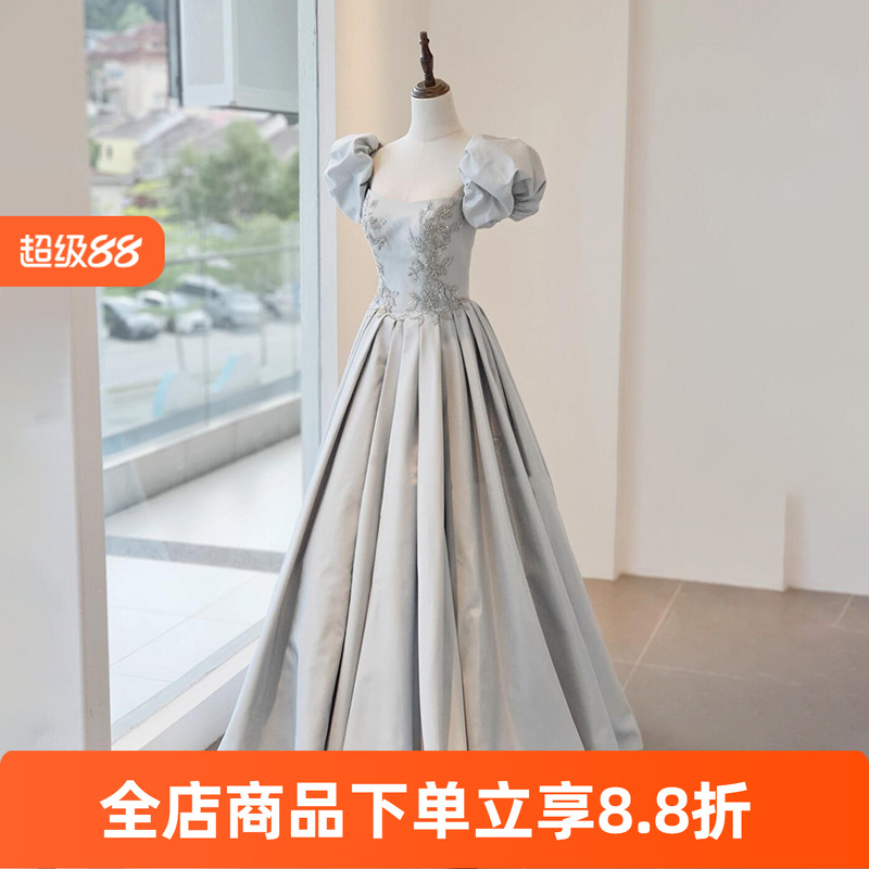 公主风晚礼服法式高端