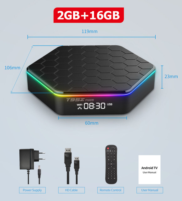 2022 T95Z 플러스 4G 64GB TV 박스 안드로이드 12 스마트 안드로이드 TVBOX