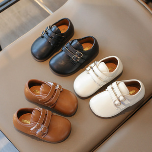 英伦风宝宝软底小皮鞋春秋新款儿童单鞋女童公主鞋男童单鞋学步鞋