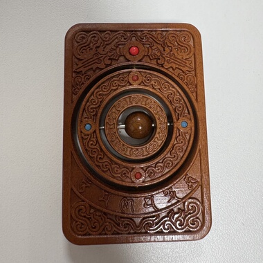 运转无事牌纯手工雕刻