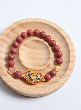 0.8桃之夭夭手串中药手串传统药香珠手链天然古法手工持久留香