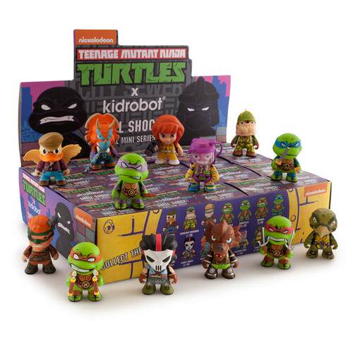 [MSX]现货 TMNT kidrobot 忍者神龟 迷你3寸 二代整盒 新款 摆件