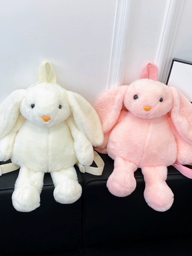 Милый плюшевый кролик, рюкзак, сумка на одно плечо, сумка через плечо, демисезонная мультяшная кукла