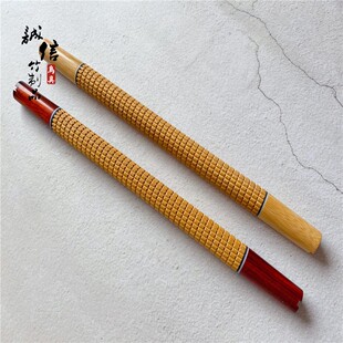 靛颏红子鸟笼雕刻杠竹子雕花站杠跳杠站棍双杠配件