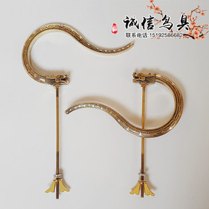 黄铜压花折叠不锈钢龙头画眉笼子百灵钩子太子白铜鸟笼鸟具挂钩