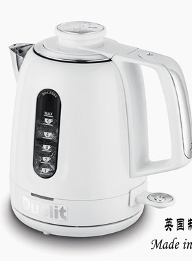 100%英国原装进口Dualit Domus不锈钢电热水壶烧水壶3000W1.5L