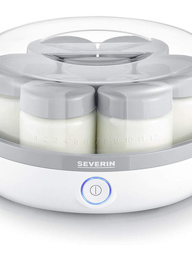 100%德国代购进口SEVERIN JG便携式带计时防漏玻璃杯电动酸奶机