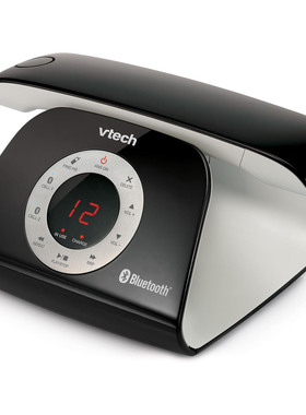 100%美国代购进口VTech VS122 DECT 6.0可拦截数字无绳蓝牙电话机